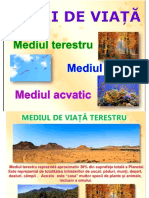 5.1.Medii de viata