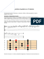 Rutina Práctica de Guitarra