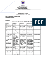 Department of Education: IX. Timeline