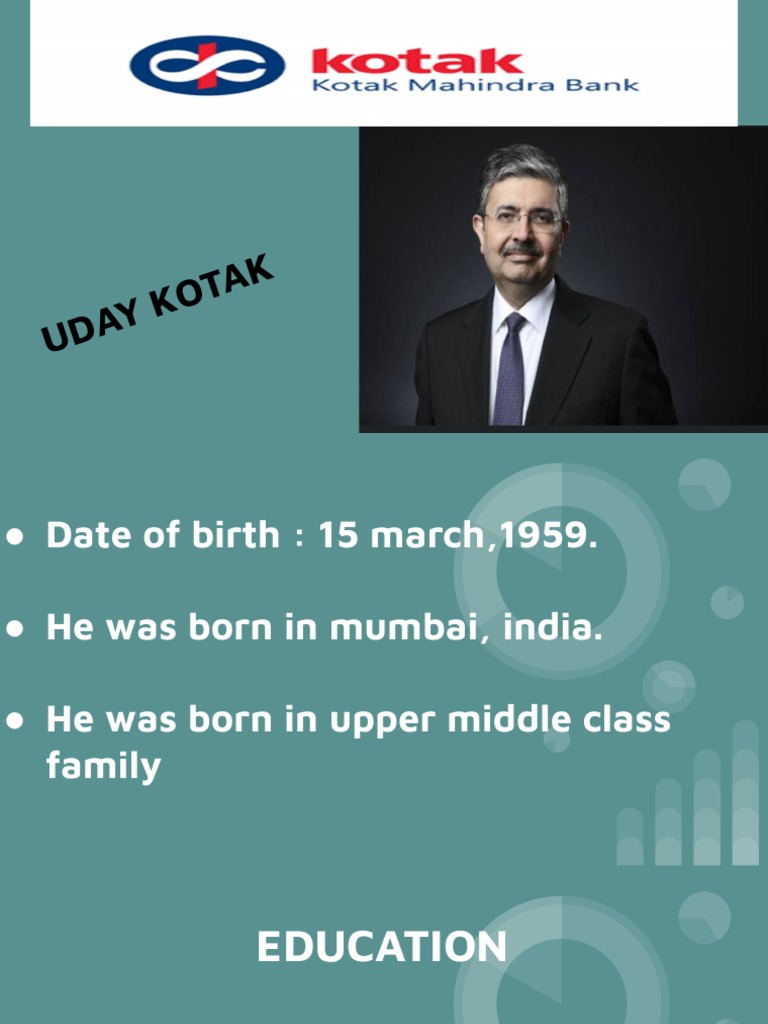 Uday Kotak-1 | PDF | Personal Finance | Banks