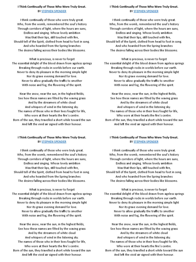 Truly Great | PDF
