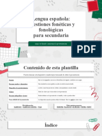 Spanish Language - Phonetic and Phonological Issues For Middle School by Slidesgo