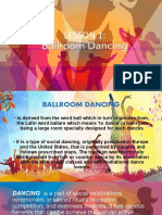 LESSON 1 Ballroom Dances