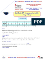 Bài Toán 07 - Ứng Dụng Tích Phân Trong Vật Lý - Lời Giải