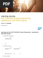 SAP S - 4HANA Product Engineering - Upskilling For SAP ERP Experts - Feb 2021