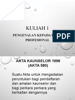 Akta Kaunselor 1998