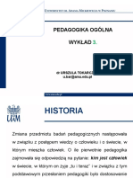 Pedagogika Ogólna Historia 22.11.22