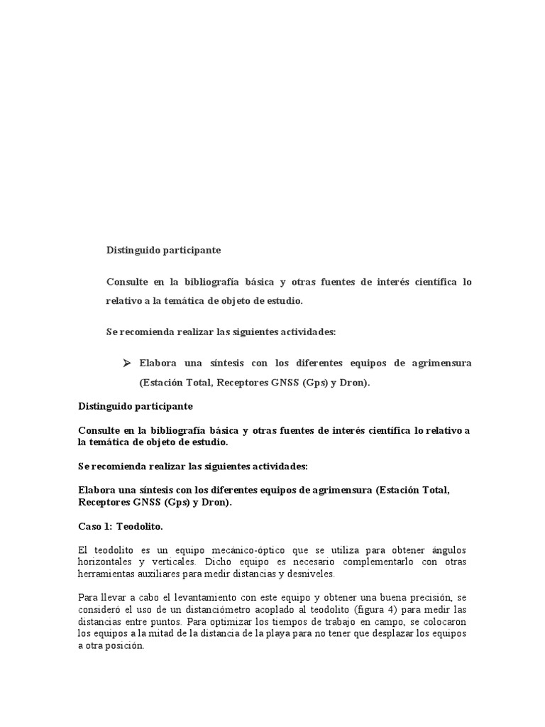 Tarea erick perez agrimensura pdf agrimensura sistema de