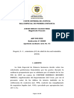 Corte Suprema analiza pruebas en caso de contratos irregulares