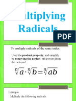 Radicas Multiply Same Index