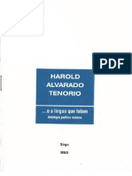 Antologia poética mínima de Harold Alvarado Tenorio