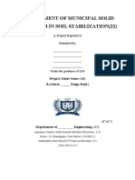 Management of Municipal Solid Waste Ash in Soil Stabilization