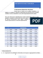 Construcción de Tabla de Frecuencias Con Intervalos