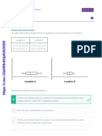 Comparing The Shapes of Distribution