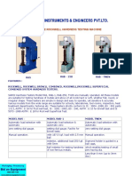 Saroj Make Rockwell Hardness Testing Machine