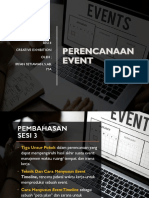 Sesi4 - PERENCANAAN EVENT - Creative Exhibition