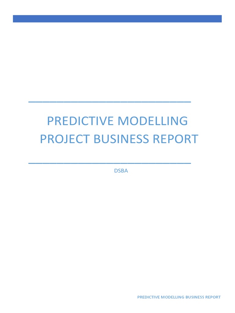 Predictive Modelling Business Report | PDF | Regression Analysis | Airbag