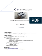 Pygen For Windows Manual