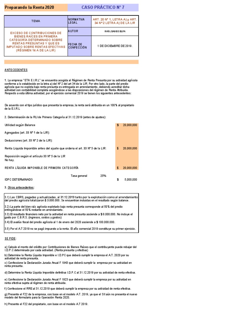 Documento 6 | Descargar gratis PDF | Impuesto sobre la renta | Impuestos
