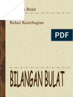 Relasi Keterbagian