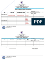 Class Summary of Individual Plan