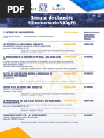 Programa 50 Aniversario SUAyED
