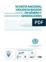 Enccuesta Nacional de Violencia Basada en Genero y Generaciones
