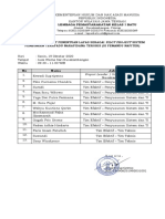 Daftar Hadir Rapat