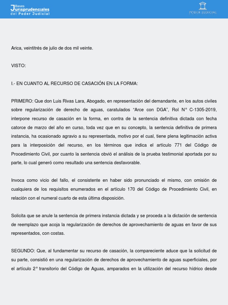 Ca 158-2020 | PDF | Sentencia (ley) | Procedimiento Civil