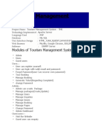 Tourism Management Systemdocx