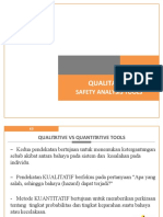 Qualitative Safety Analysis Tools