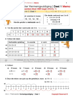 GR 2 - 7 Bemeester Vermenigvuldiging Deel 1 MEMO