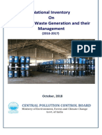 National Inventory on Hazardous Waste Generation and Management