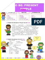 Verb To Be Worksheet