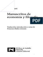 Karl Marx - Manuscritos de Economía y Filosofía - El Trabajo Enajenado