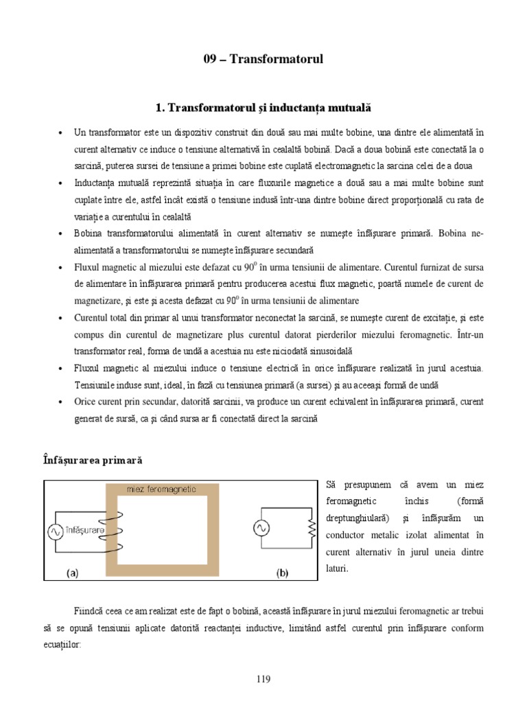 2 9-Transformatorul | PDF
