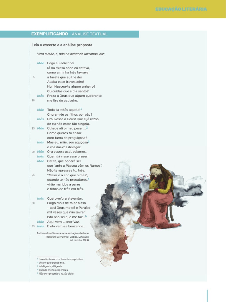 Análise de um excerto da obra 