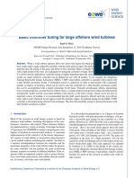 ... Basic Controller Tuning For Large Offshore Wind Turbines