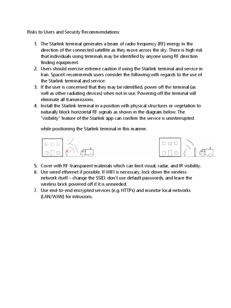 Risk To Users and Security Recommendations | PDF