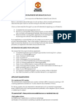 MUSS 2009-2010 - Recruitment Info Pack