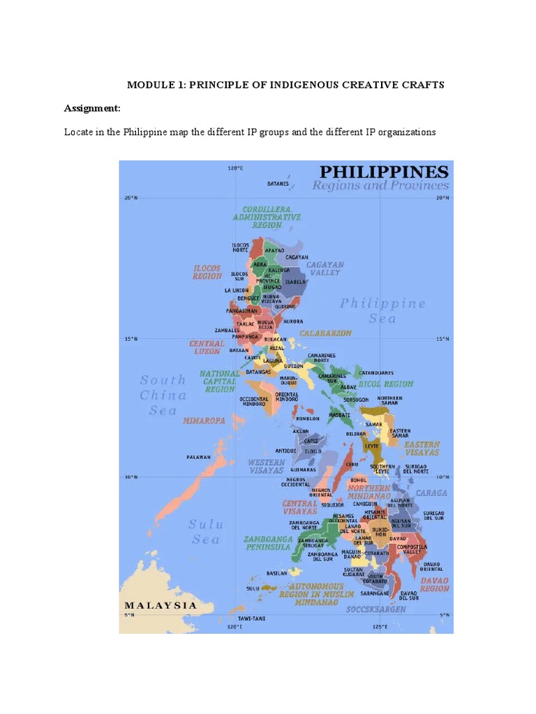 Philippine Indigenous Groups Map | PDF | Southeast Asia | Luzon