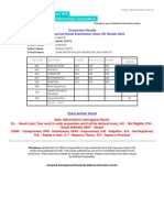 CBSE - Senior School Certificate Examination (Class XII) Results 2022