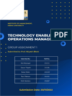 Group 5 - TEOM - Group Assignment 1