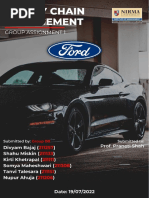 Ford Supply Chain Overview and Strategy | PDF | Lean Manufacturing ...