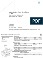 Catalogue Des Pièces de Rechange: 6 S 1600 #De Matériel: 1310.054.161 Date Actuelle: 20.11.2019