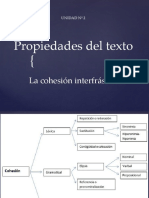 Clase 13 - Cohesión Interfrástica