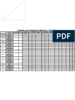 Planilha Instalações Elétricas