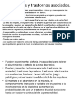 Síntomas y trastornos asociados al trastorno antisocial de la personalidad