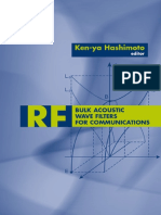 RF Bulk Acoustic Wave Filters for Communications (Artech House Microwave Library) - Ken-Ya Hashimoto