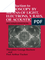 Introduction To Microscopy by Means of Light, Electrons, X Rays, or Acoustics - Theodore George Rochow, Paul Arthur Tucker